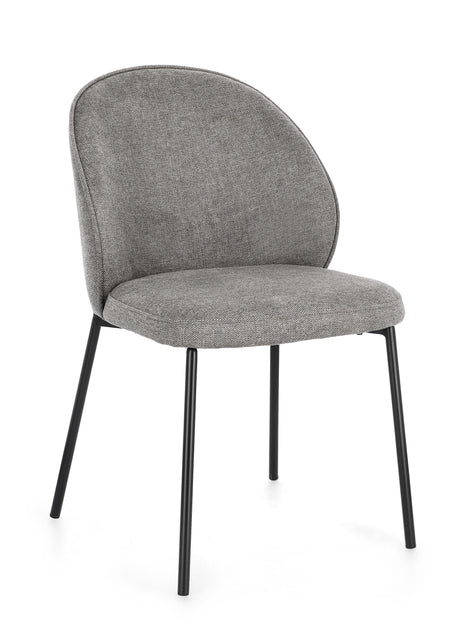 bizzotto bizzotto sedia wendy h 83 cm l 54 cm p 60 pz grigio scuro nero ean 8051836573581