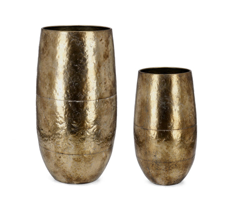 bizzotto bizzotto set 2 portavaso bilama h 60 cm h 805 cm oro ean 8051836628663