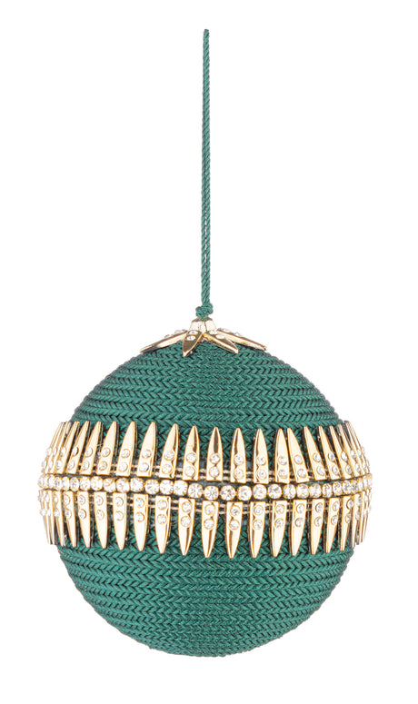 bizzotto bizzotto sfera di natale golden d 100 mm con brillanti ottanio ean 8051836739161