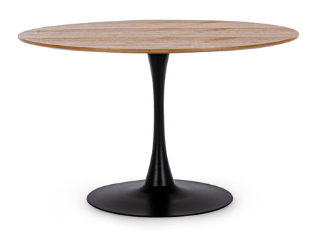 bizzotto bizzotto tavolo bloom top veneer d 120 cm h 75 cm nero marrone ean 8051836411319