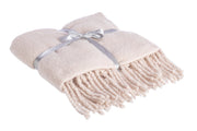 Bizzotto Manta Wilton Navidad 127 x 152 Cm Marfil