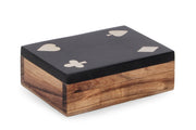Bizzotto Decoración Cartas Fortune 11,3 x 8,3 Cm Negro