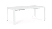 Bizzotto Kiplin Mesa Extensible Blanco Aluminio 180–240 cm