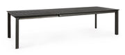 Bizzotto Konnor Mesa Extensible Antracita Aluminio 200–300 cm
