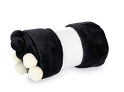 Bizzotto Plaid Pompom Navidad 150 x 200 Cm Negro
