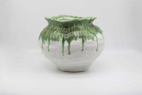 bonturi casa home decoration bonturi casa home decoration orcio picolo h 24 cm 30 x 30 cm ceramica lava white green ean 8054751648242