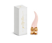 Cupido&Co. Corneta Rosa con Lazo Oro H 120 Mm con Caja Ideal Bombonera