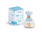 Cupido&Co. Elefantito Carillón Azul Cielo con Caja H 120 mm Ideal para Bomboneras