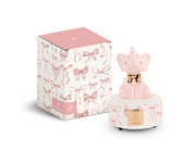 Cupido&Co. Pequeño Elefante Caja de Música Rosa con Caja H 120 mm Ideal para Bomboneras