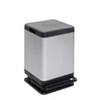 dea home dea home pattumiera tokyo 60l effetto alluminio 38 x 425 cm h 58 cm bidone rifiuti pratico ed elegante ean 8009371046107