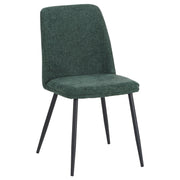 Silla DI.MO Tracy en Tejido Verde Oscuro 57x45x84 cm – Diseño Moderno