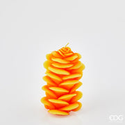 EDG Enzo De Gasperi Vela Jengibre H 16 Cm D 10 Cm Amarillo Naranja