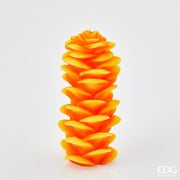 EDG Enzo De Gasperi Vela Jengibre H 22 Cm D 10 Cm Amarillo Naranja
