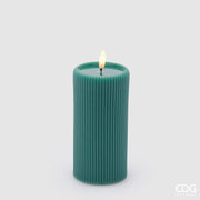 EDG Enzo De Gasperi Vela Led Lounge Mecha H 15 Cm D 7,5 Cm Verde