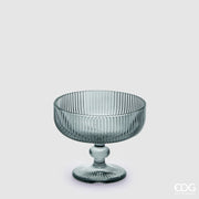 EDG Enzo De Gasperi Coppa Rayas H  10 Cm D 12 Cm Color Gris 4 Pz