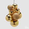 edg enzo de gasperi edg enzo de gasperi addobbo di natale grappolo mirrormix 10 pz gold ean 8059824532749
