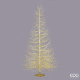 edg enzo de gasperi edg enzo de gasperi albero led faggio di natale rich 6 590 microled h 300 cm d 180 cm ip44 gold ean 8059824580559