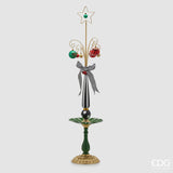 edg enzo de gasperi edg enzo de gasperi alzata decoreativa xmas natale h 111 cm white black ean 8059824542472