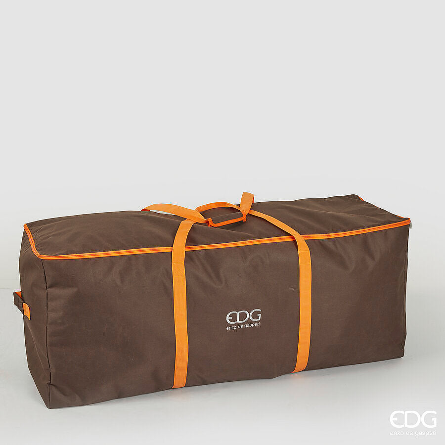 edg enzo de gasperi edg enzo de gasperi borsone per albero di natale h 50 cm l 120 cm l 38 cm brown ean 8059824603807