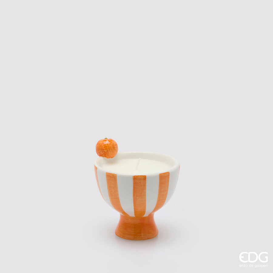 edg enzo de gasperi edg enzo de gasperi candela frutta ceramica con profumo h 10 cm d 10 cm cinnamon ean 8059824621993