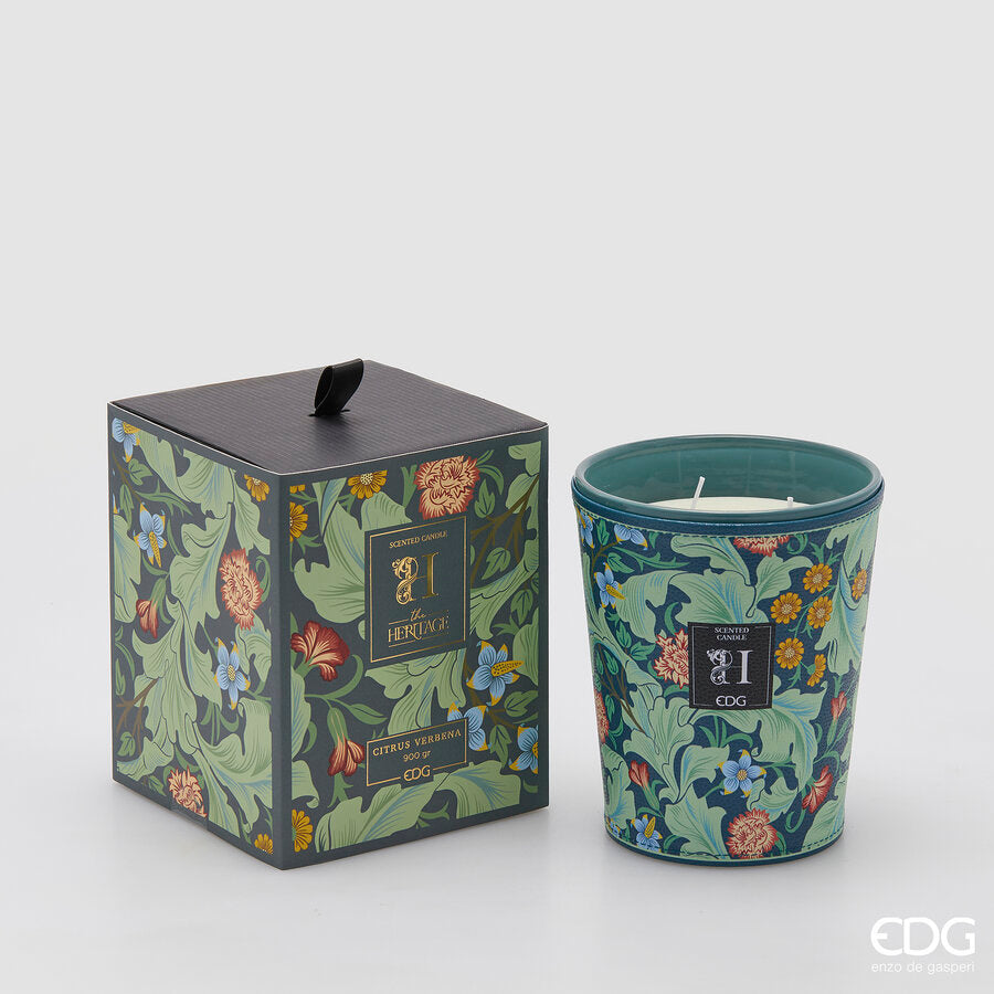edg enzo de gasperi edg enzo de gasperi candela heritage con profumo h 16 cm citrus verbena ean 8059824525994