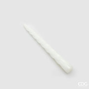 Vela de Tallo Twist EDG Enzo De Gasperi H 23 cm D 22 mm Caja 10 Uds Blanco