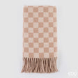 edg enzo de gasperi edg enzo de gasperi coperta a scacchi 152 x 127 cm poliestere bianco rosa ean 8059824624246