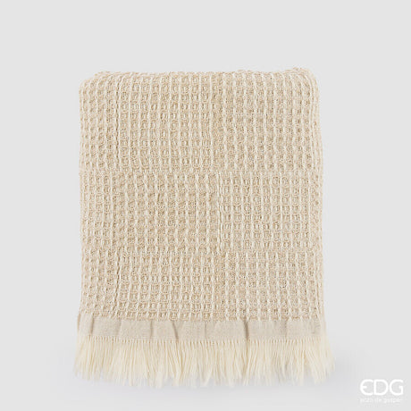 edg enzo de gasperi edg enzo de gasperi coperta quadretti l 158 cm l 102 cm scatola regalo grigio ean 8059824624369