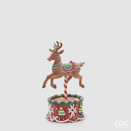 edg enzo de gasperi edg enzo de gasperi decoro renna marzapane natale mov h 29 cm l 17 cm l 14 cm multicolo ean 8059824561619