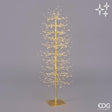 edg enzo de gasperi edg enzo de gasperi faggio con base 400 led di natale h 120 cm d 40 cm gold ean 8059824283177