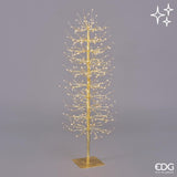 edg enzo de gasperi edg enzo de gasperi faggio con base 400 led di natale h 120 cm d 40 cm gold ean 8059824283177