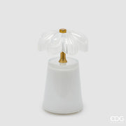 Lámpara de Mesa EDG Enzo De Gasperi Lily H 17,50 Cm D 11 Cm IP20 Blanco Caja de Regalo