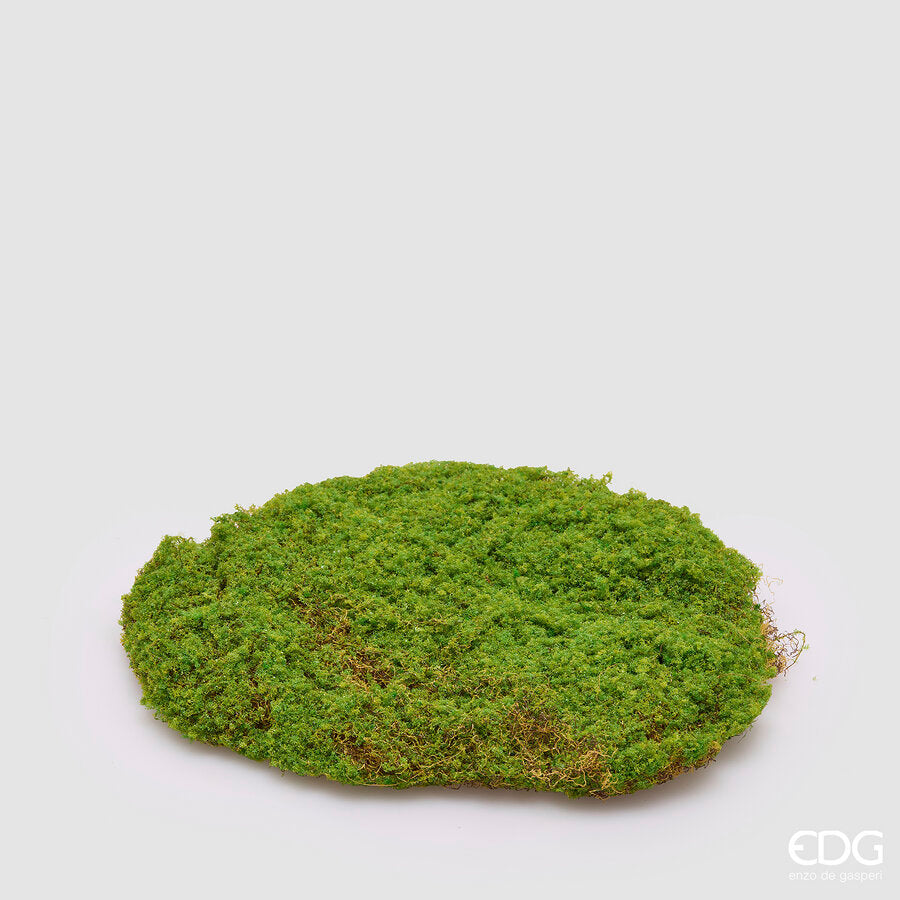 edg enzo de gasperi edg enzo de gasperi muschio zolla artificiale h 5 cm d 30 cm verde ean 8059824617224
