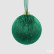 edg enzo de gasperi edg enzo de gasperi palla di natale con brillanti 10 cm verde scuro addobbo per albero di natale ean 8059824727244
