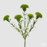 edg enzo de gasperi edg enzo de gasperi pianta artificiale dianthus cespuglio x5 h 44 cm light green pianta decorativa realistica design moderno ean 8059824668561