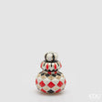 edg enzo de gasperi edg enzo de gasperi portacandela geometri spicchi natale h 15 cm d 115 cm white black ean 8059824531308