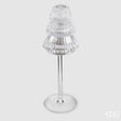 edg enzo de gasperi edg enzo de gasperi portacandela pino di natale h 25 cm d 8 cm piede calice silver ean 8059824548689