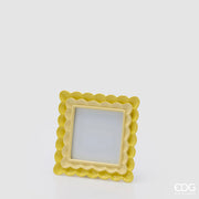 EDG Enzo De Gasperi Marco de Fotos Balzas Cuadrado H 15 Cm L 15 Cm Amarillo