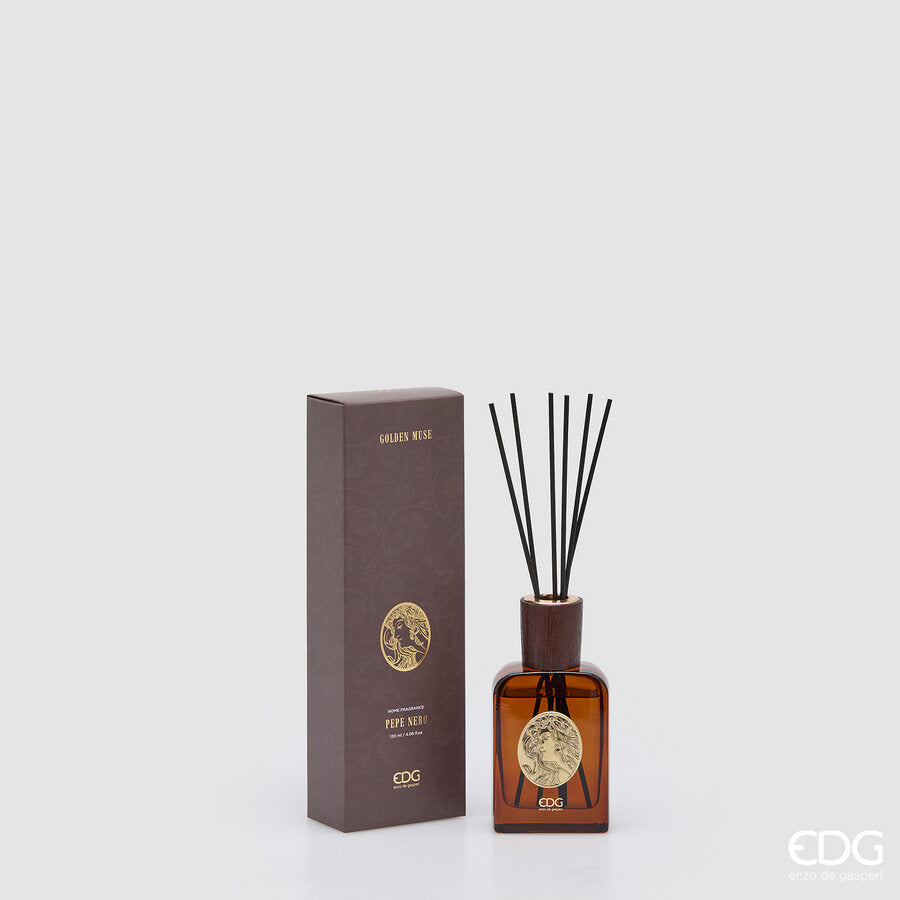 edg enzo de gasperi edg enzo de gasperi profumatore ambiente bottiglia diva 120 ml pepe nero diffusore fragranza design elegante ean 8059824655776