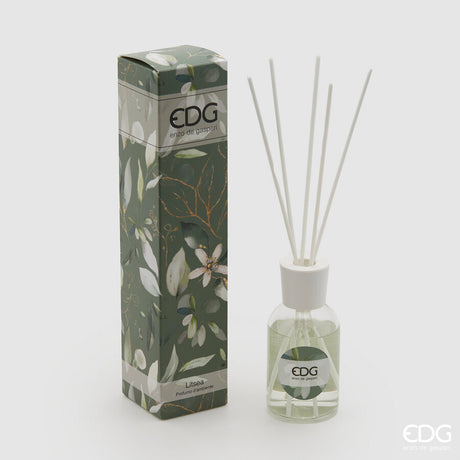 edg enzo de gasperi edg enzo de gasperi profumatore bottiglia 100 ml con bastoncini litsea ean 8059824067869