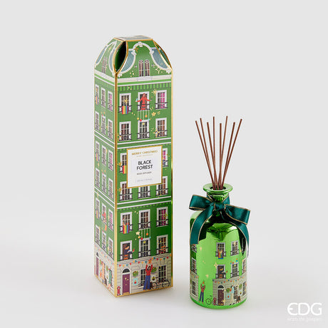 edg enzo de gasperi edg enzo de gasperi profumatore bottiglia di natale rue de rivoli 200 ml h 135 cm black forest vert ean 8059824556455