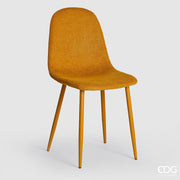 Silla EDG Enzo De Gasperi Charton H 85 x L40 x P52 cm Color Ámbar