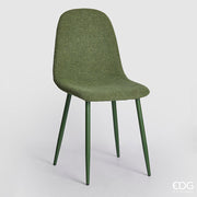Silla EDG Enzo De Gasperi Charton H 85 x L40 x P52 cm Color Verde Salvia