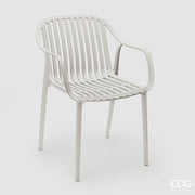 Silla Rayas Contract EDG Enzo De Gasperi Gris Claro Plástico