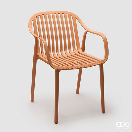 edg enzo de gasperi edg enzo de gasperi sedia righe contract h 825 cm l 555 cm l 60 cm ruggine ean 8059824632586