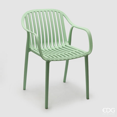 edg enzo de gasperi edg enzo de gasperi sedia righe contract h 825 cm l 555 cm l 60 cm verde chiaro ean 8059824608819