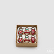 edg enzo de gasperi edg enzo de gasperi set 6 palline di natale mix rosso addobbi per albero di natale ean 8059824685285