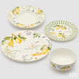 edg enzo de gasperi edg enzo de gasperi set piatti limoni fondi piatti frutta ciotoli 24 pz bianco giallo ean 8059824654625
