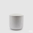 edg enzo de gasperi edg enzo de gasperi vaso gen h 145 cm d 15 cm ceramica waterproof colore bianco ean 8059824284723