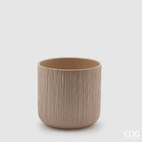 edg enzo de gasperi edg enzo de gasperi vaso gen h 145 cm d 15 cm ceramica waterproof colore sabbia ean 8059824284785